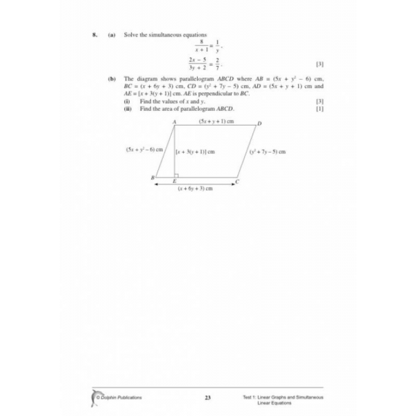 Perfect Focus Maths Topical Test Papers Secondary 2 (2021 Ed)