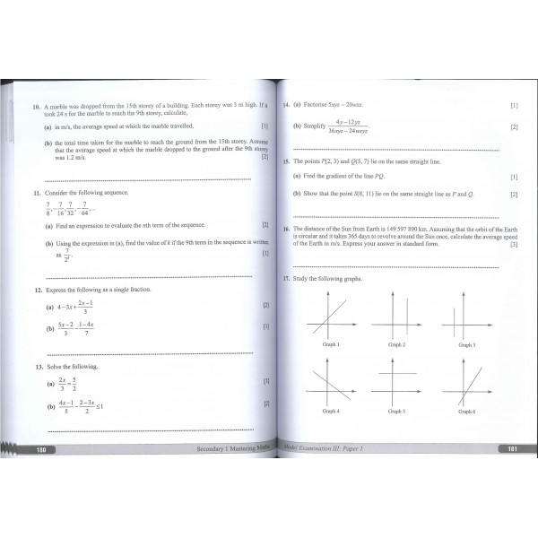 Ms Topical Math Mastering Mathematics Topical Sec 1