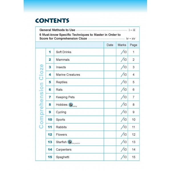 Conquer Comprehension Cloze Techniques Book 3