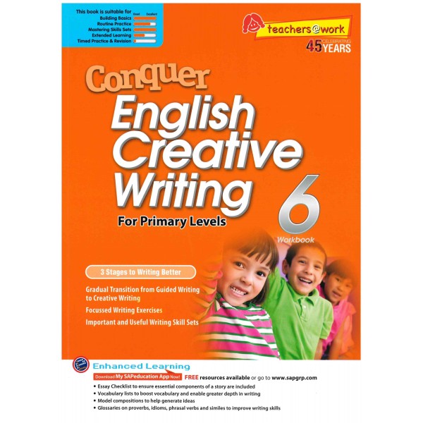 Conquer English Creative Writing For Primary Levels Workbook 6